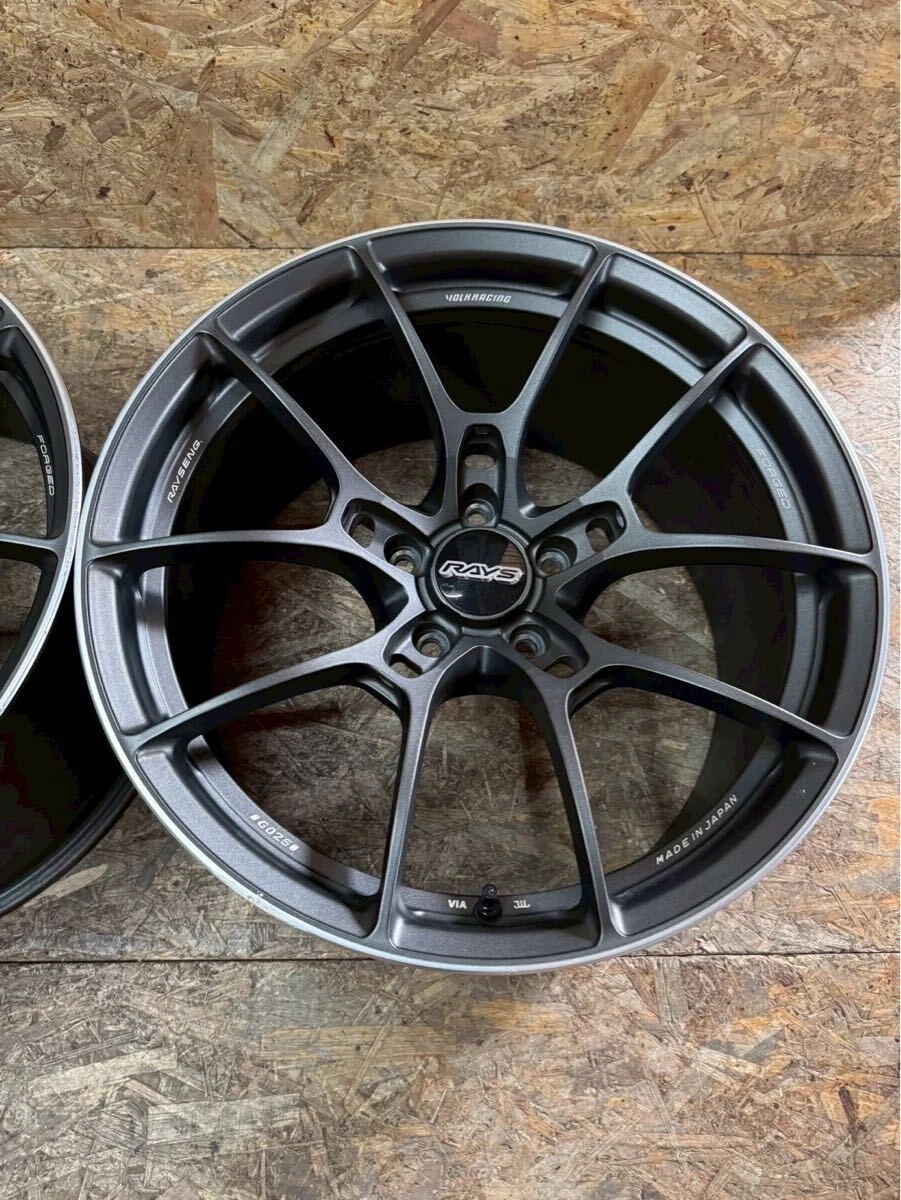 JDM Rare RAYS Volk Racing G025 1910J+34 PCD120 5-hole 5H BMW F87 M2 F8 No Tires - Image 3