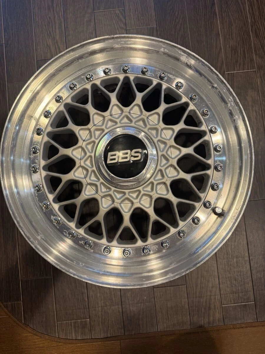 JDM Rare BBS RS189 4Wheels 15x6+38 4x100 6J+38 Hub56 approx - Image 4