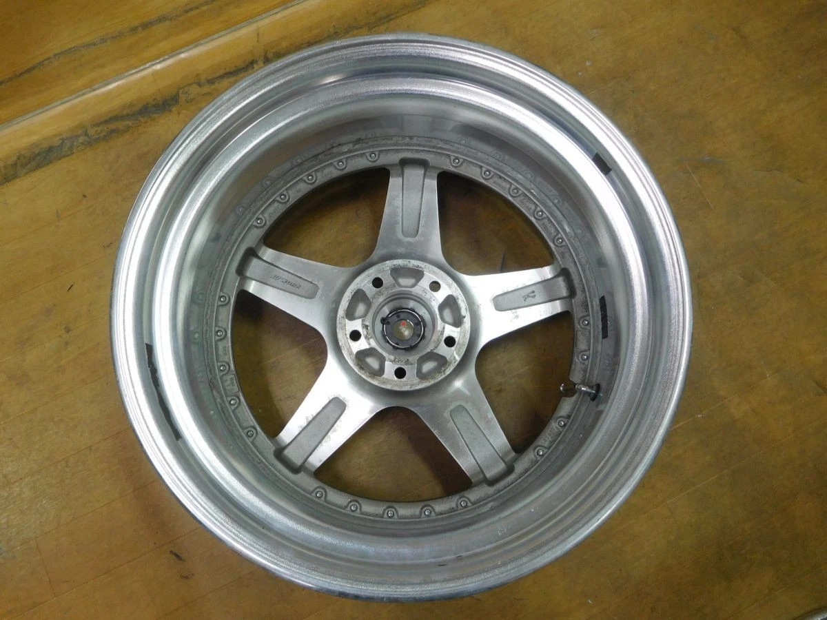JDM 16-193Deep rims WORK LANVEC LS119in 9.5J+30 8.5J+25 lowdown bar fe No Tires - Image 5