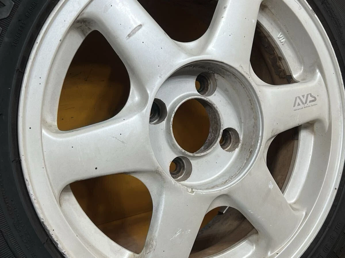 JDM Discontinued AVS Model 6 16-inch 7j +30 pcd114.3 4-lug SUNEW 205/5 No Tires - Image 7