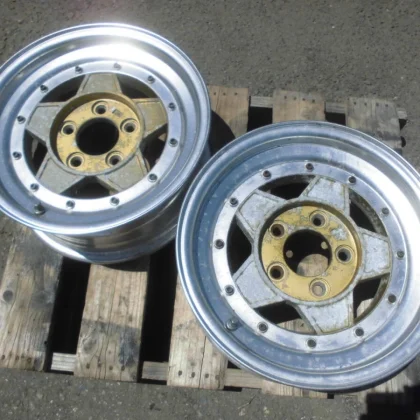 JDM Speedster Focus Racing Five Gold PCD114.3 5-hole 6J 6.5J 6.0j14SSR No Tires