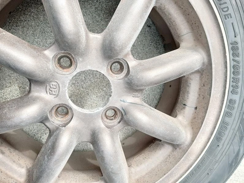 JDM BR Roadster Levin Civic Winter 185/60R14 Black Racing Tires No Tires - Image 10