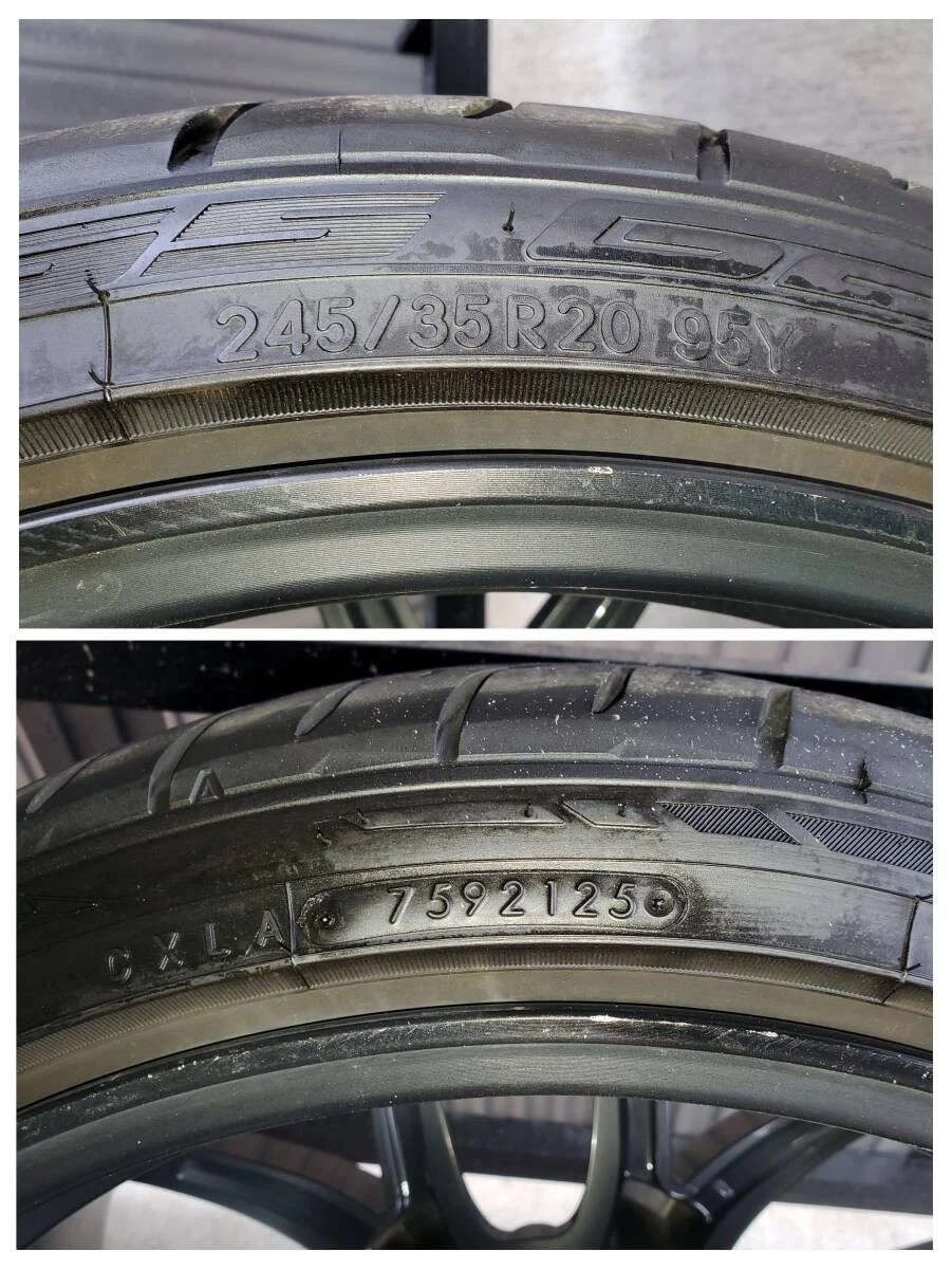 JDM RAYS HOMURA 209.5J +38 27TW2Book 25TW2Book 245/35R20 RAYS No Tires - Image 8