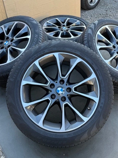 JDM BMW X5 X3 F25 E70 F15 19-inch tires and rims styling 449 6853955 9 No Tires - Image 3