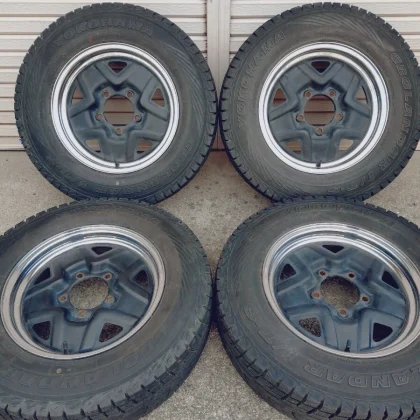 JDM Tin/Genuine/Option/Jimny/Wild India/Chrome/5-139.7/6J+20/Studless/ No Tires