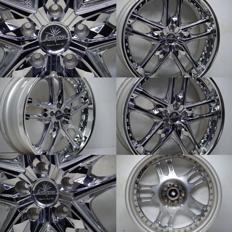 JDM T-9 Cash on delivery available Rank E Used 20x8.5J 5H/114.3 +36 We No Tires - Image 4