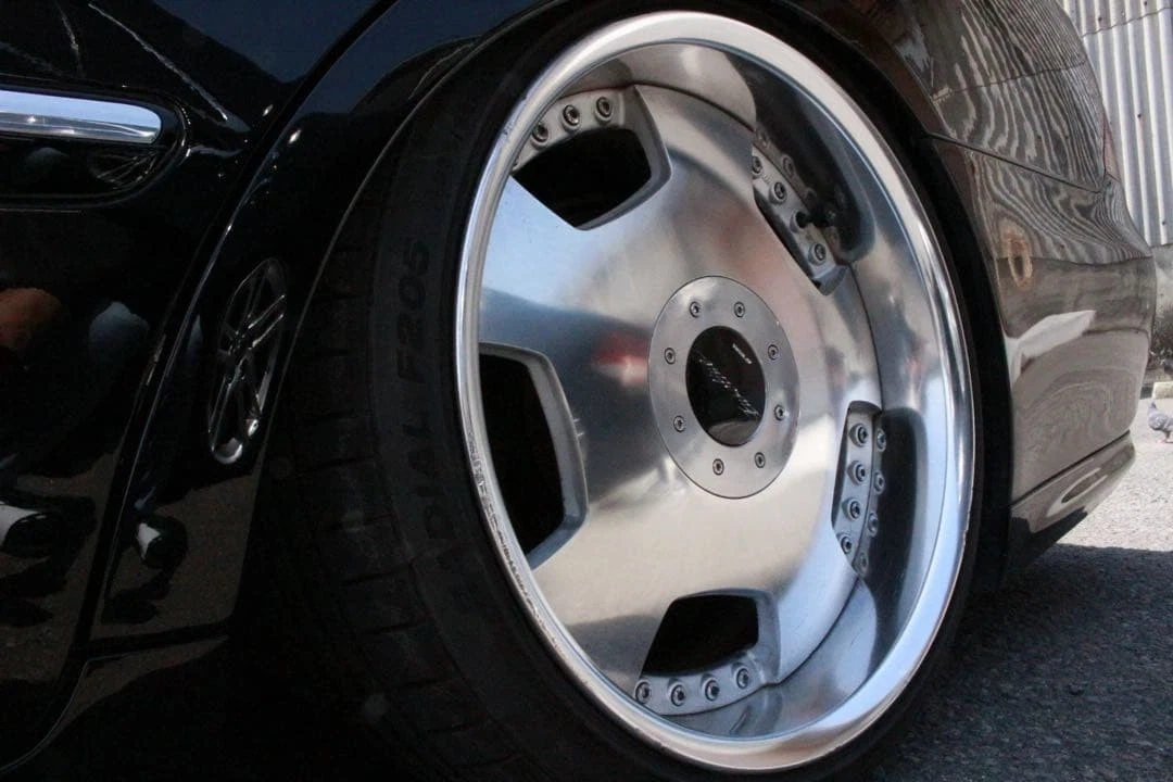 JDM Rare Size Used 19-inch WORK Euroline Deep Rim with 5x114.3mm Tire No Tires - Image 2