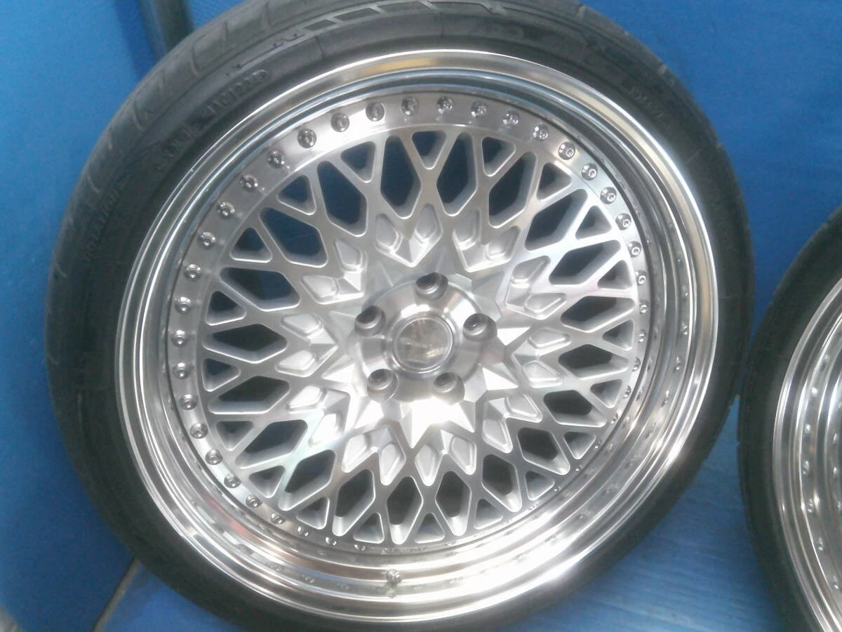 JDM WORK Seeker 20PCD114.3 9J 10J +26/+38 deep rim mesh tensioner Japa No Tires - Image 4