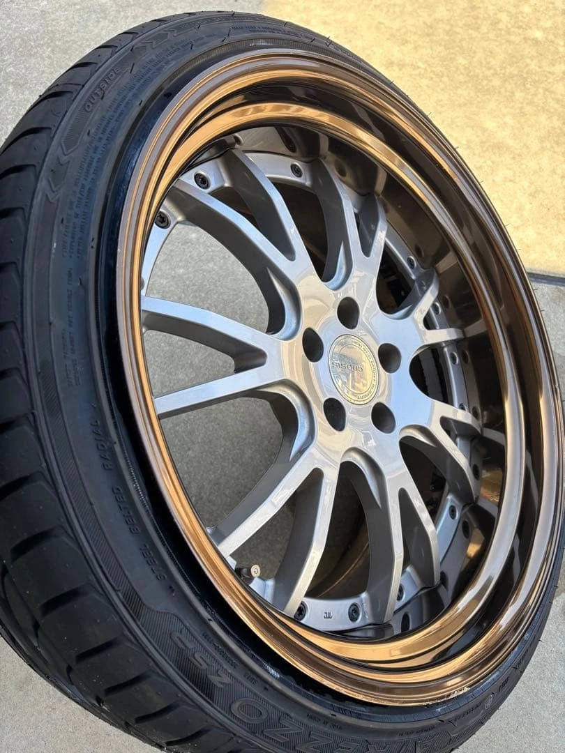 JDM 20-inch Gnosis Work Wheels 4Book No Tires - Image 4