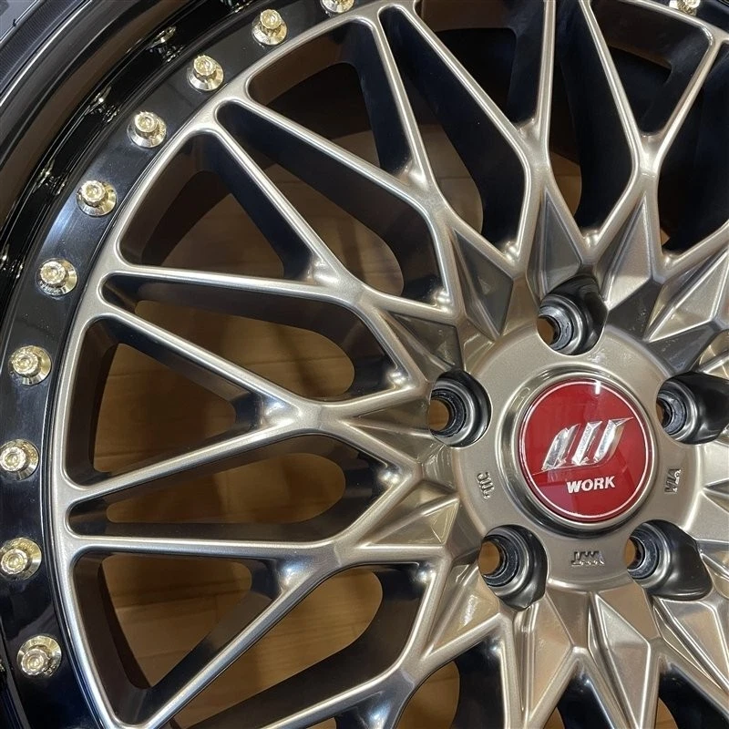 JDM WORK VS-XV 8.0-19+46 5H114.3 Dunlop Le Mans 5+ 225/35R19 88W tires No Tires - Image 5