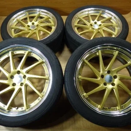JDM Beautiful Deep-rim WORK Gnosis CVS wheels and four-piece tire set No Tires