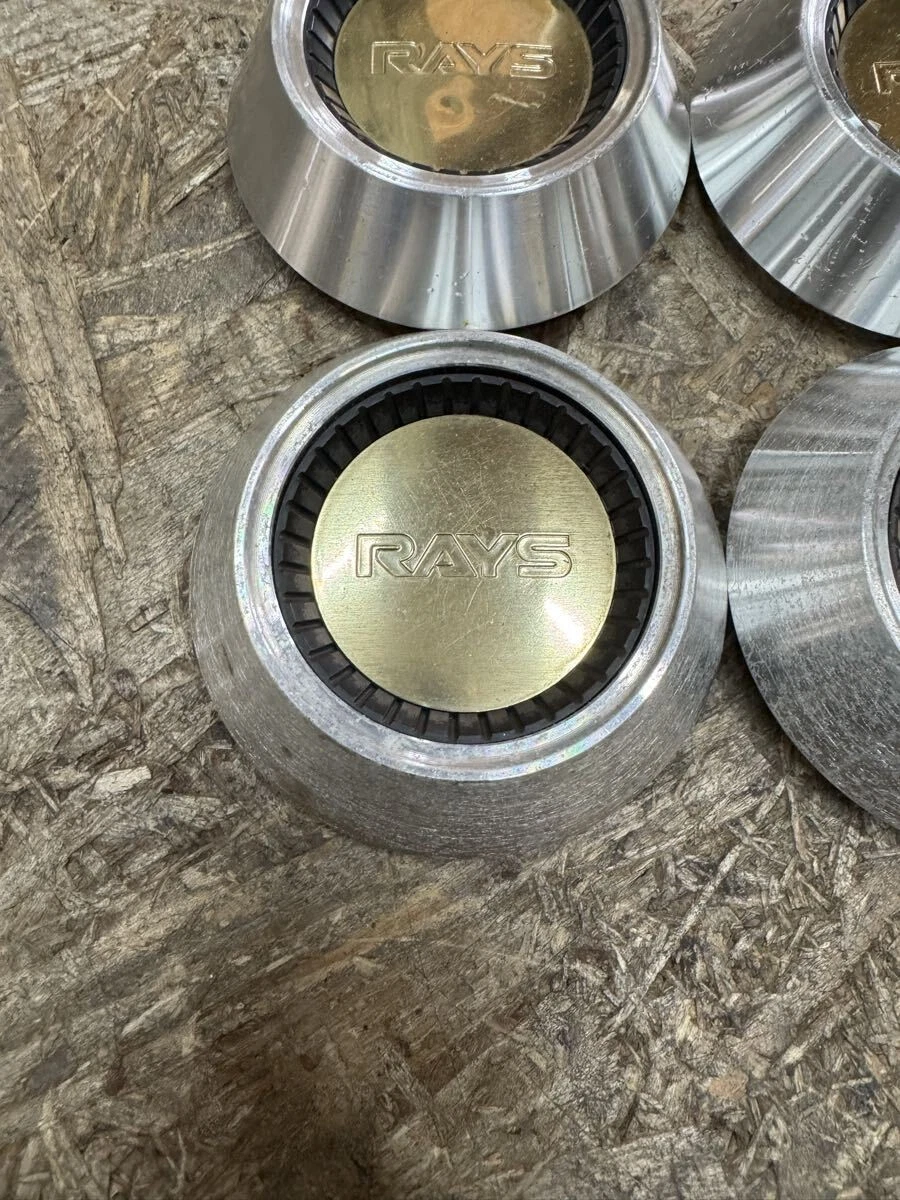 JDM Rare Excellent condition RAYS VOLK RACING center cap Rays Volk cap No Tires - Image 2