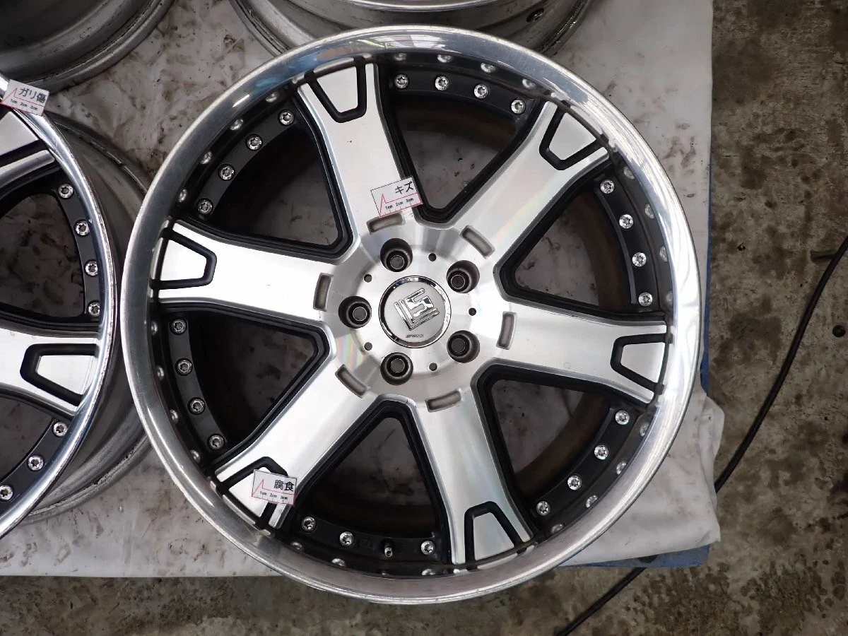 JDM 4BookSET Company Address 20x8.5J 9.5J WORK LS606 Aluminum 5-Hole P No Tires - Image 5