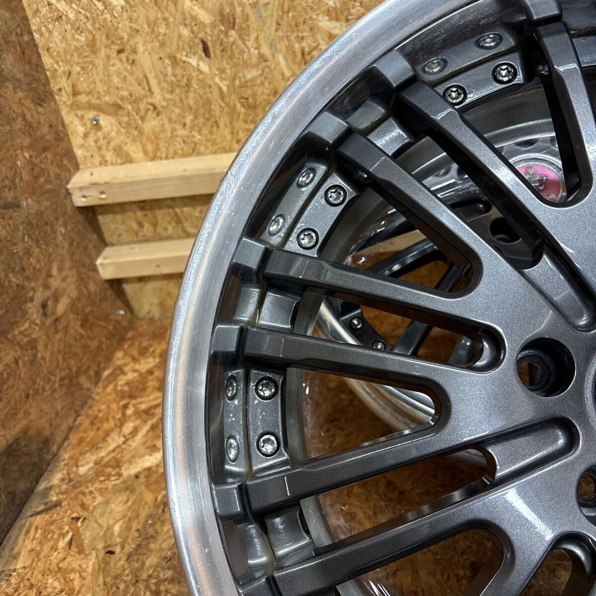 JDM Rare WORK Durandal DD2 deep rims 19x8.5J+25 120/5-lug for Lexus LS No Tires - Image 3