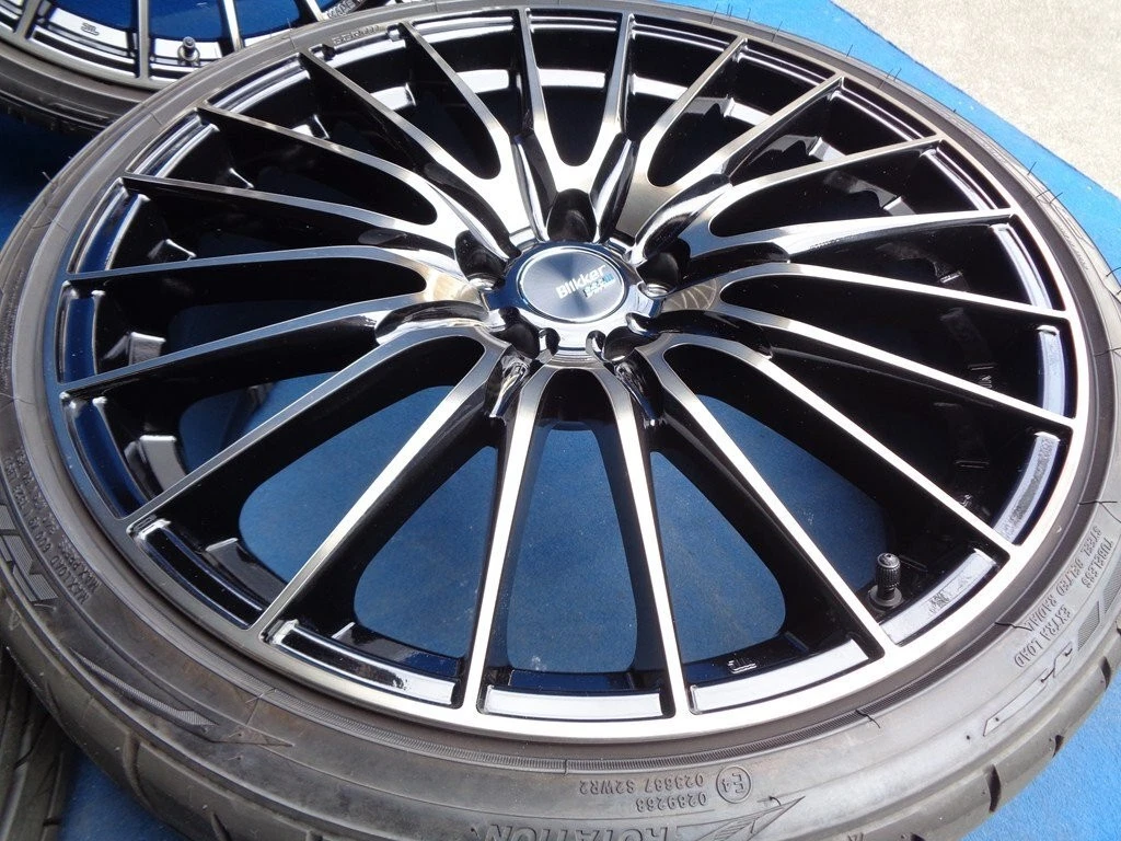 JDM SSR Blikker 8.5J/F+45 R+38 PCD 114.3 225/35R20 burr groove 60 Priu No Tires - Image 6