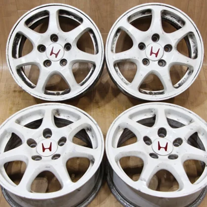 JDM B682 Honda Civic Type-R Genuine Integra 15X6J+50 PCD114.3 HONDA CI No Tires