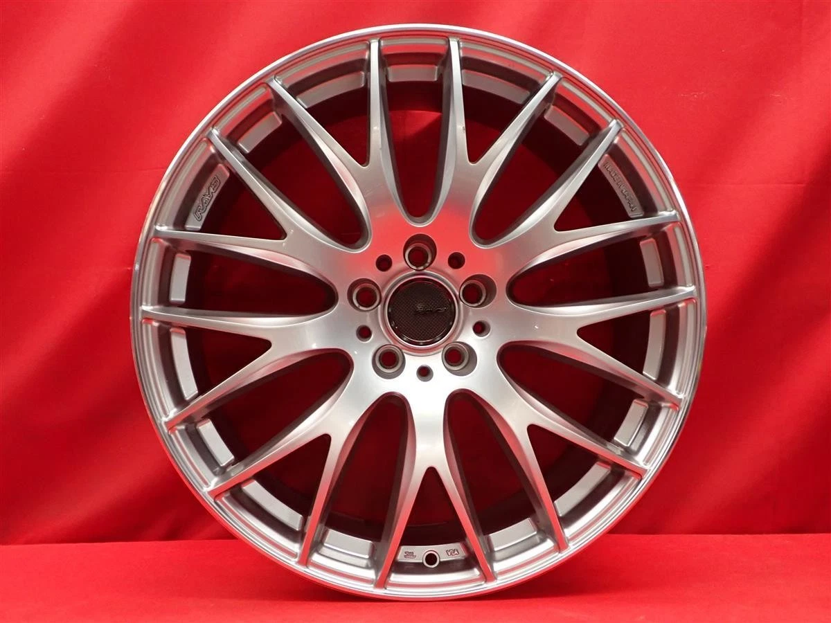 JDM RAYS Homura 2x9 4Wheels no tires 20x8.5+45 9.5+45 5x114.3 FBBKF - Image 5
