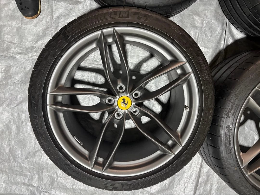 JDM Ferrari 488 GTB Genuine 20 Wheel and Tire Set of 4 No Tires - Image 4