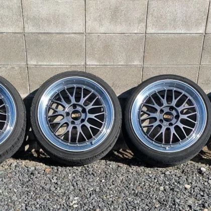 JDM BBS LM 18-inch wheels for 4Book. Installation images available. No Tires