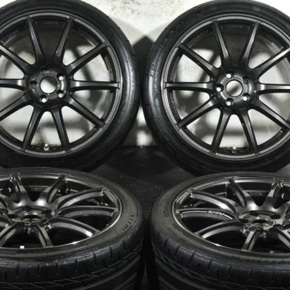 JDM RAYS Gravillage 57 Transcend 18-inch wheels PCD100 8J +45 offset 8 No Tires