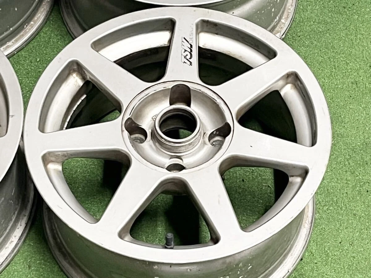 JDM Rare Birkin Super Cebu Genuine TSW EVO 15in 7J +30 PCD114.3 Wheels No Tires - Image 6