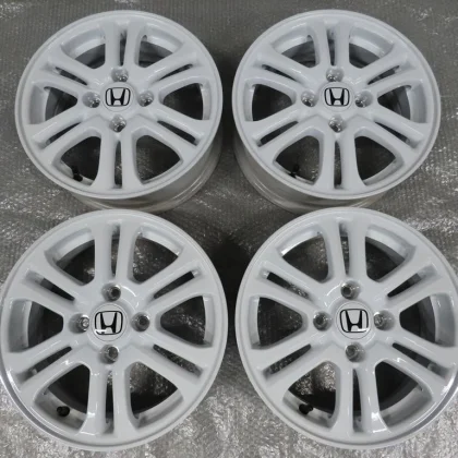 JDM 4Book Honda N-BOX white genuine rare aluminum 4.5J +40 PCD100 4-ho No Tires