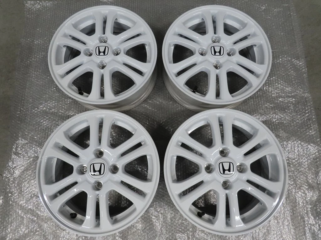 JDM 4Book Honda N-BOX white genuine rare aluminum 4.5J +40 PCD100 4-ho No Tires