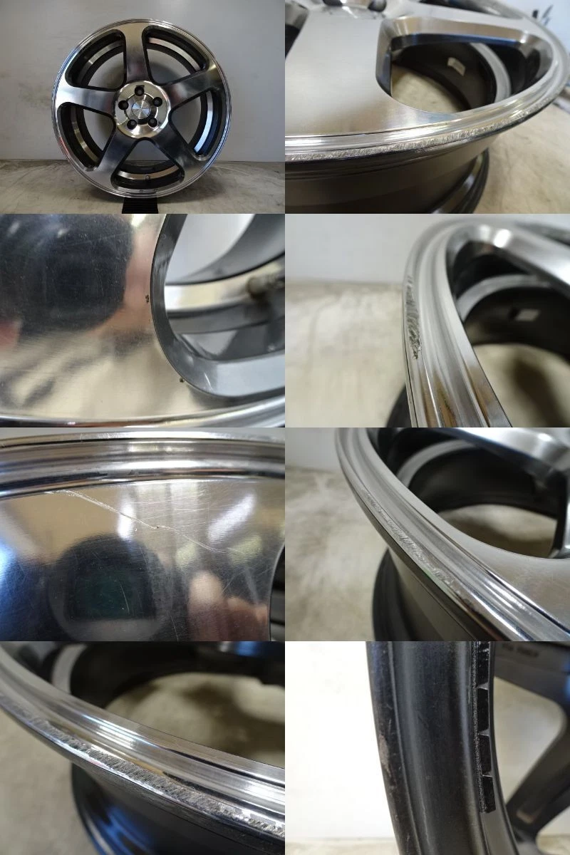 JDM A-024 Cash on delivery available Rank D.I Used WORK RYVER Raybar S No Tires - Image 2