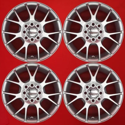 JDM Rare out-of-print Hokuto Racing Hiryu wheels 4Book 5J 14PCD100/110 No Tires