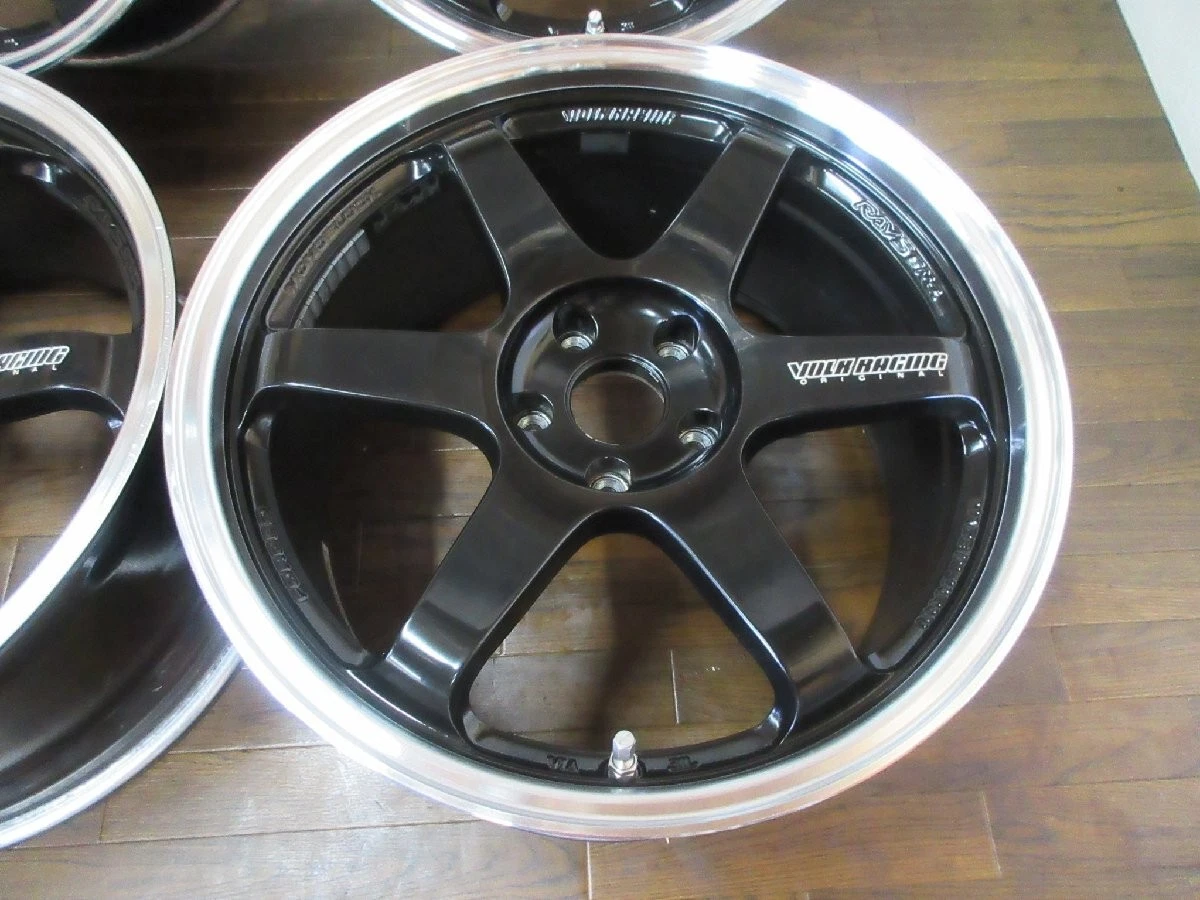 JDM RAYS TE37 TTA-PM TOKYO Time Attack 19in 9.5J+34 10.5J+22 5-hole PC No Tires - Image 2