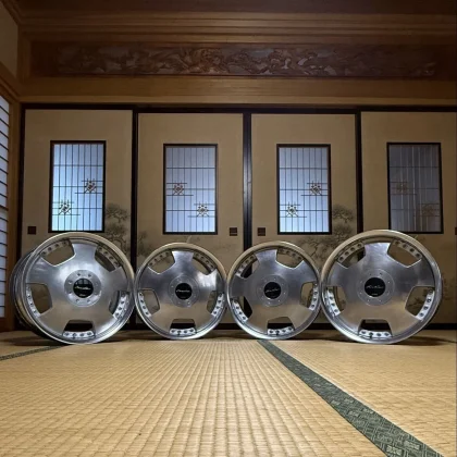 JDM WORK Euroline Dish rims PCD 114.3 5-lug and 4-lug multi-lug deep r No Tires