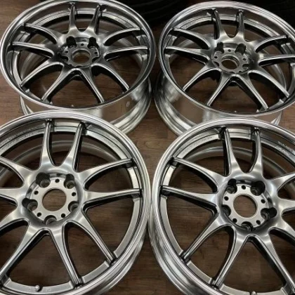 JDM Good condition WORK emotion CR 2P 188J+33 114.3/5H Wheels only 4-p No Tires