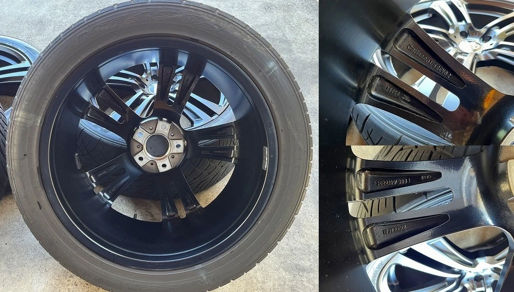 JDM Carlsson JWL Stamped 4-Book Set of 22 Wheels and Tires for Mercede No Tires - Image 9