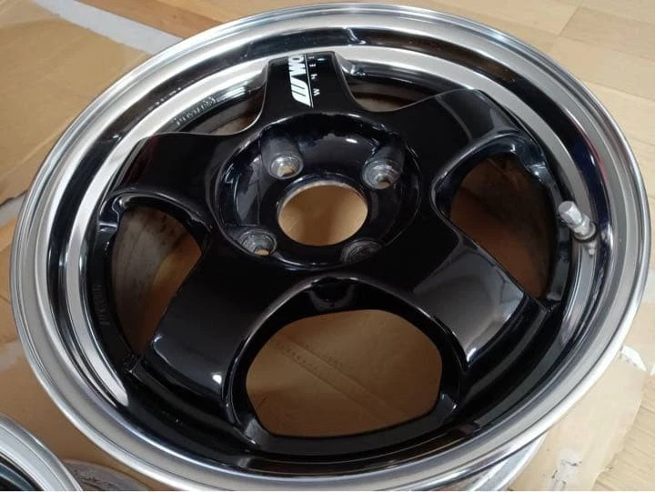 JDM PCD110-4H 6.5J work Meister S1 Deep Rim 2-Book Set No Tires - Image 3