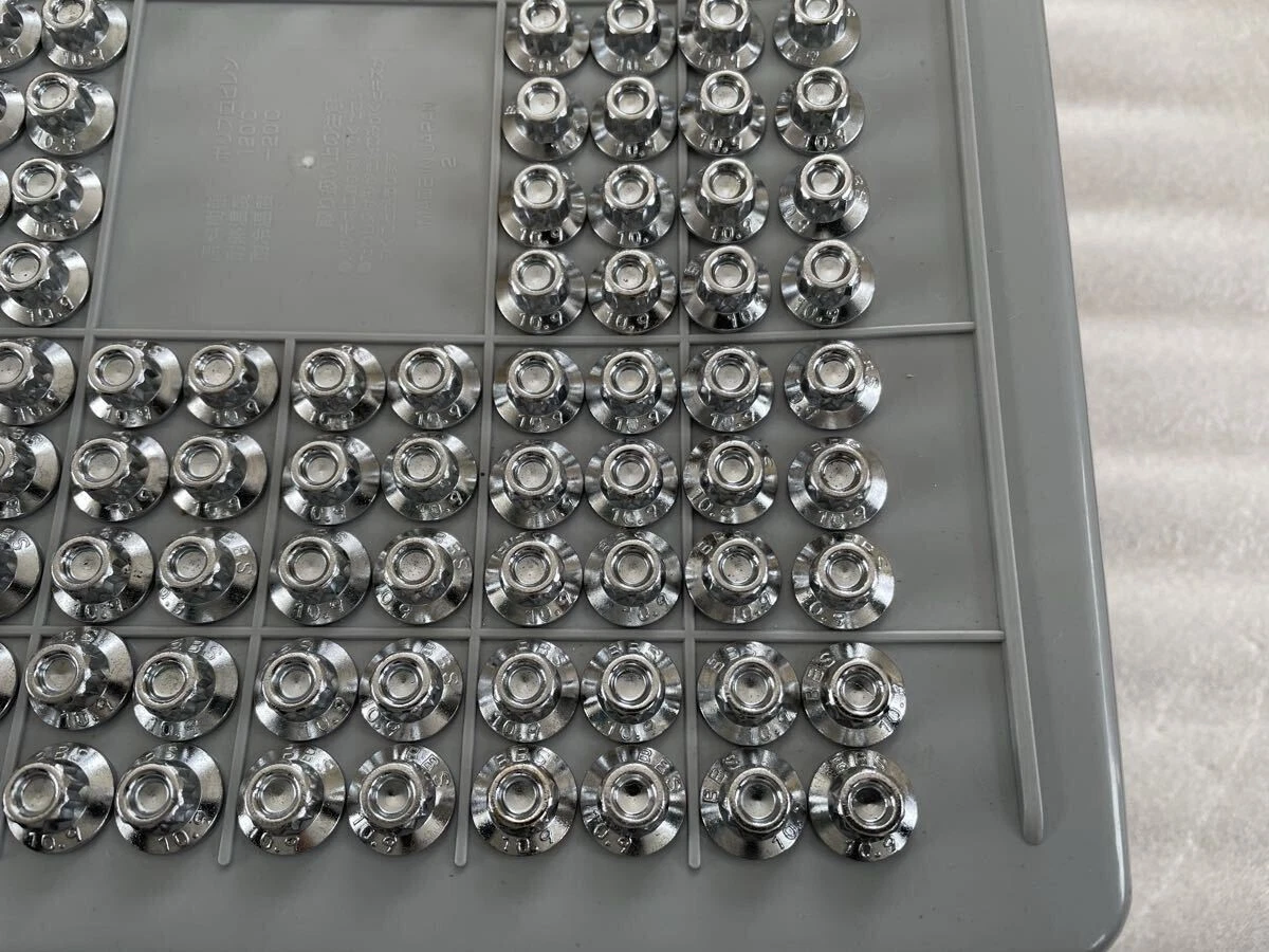 JDM Exquisite Finish BBS RS Genuine Piercing Bolt & Nut Set 152 Books No Tires - Image 5