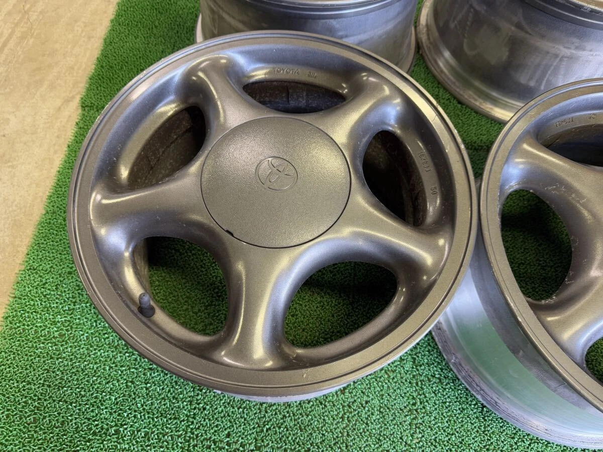 JDM Supra JZA80 Genuine 16-inch Aluminum Wheels 8/9Jx16 +50 5/114.3 Gu No Tires - Image 3