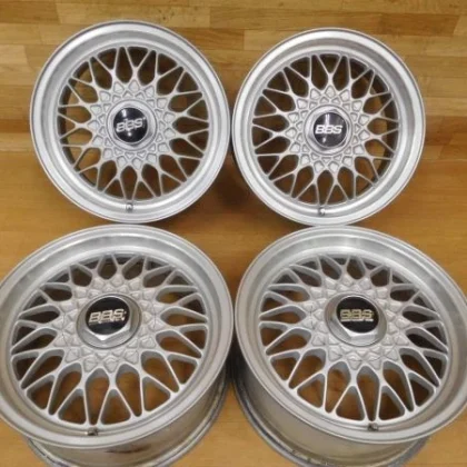 JDM 14-706 Rare BBS 15in 6.5J +40 PCD100-4HEG Wheels for Civic Roadst No Tires