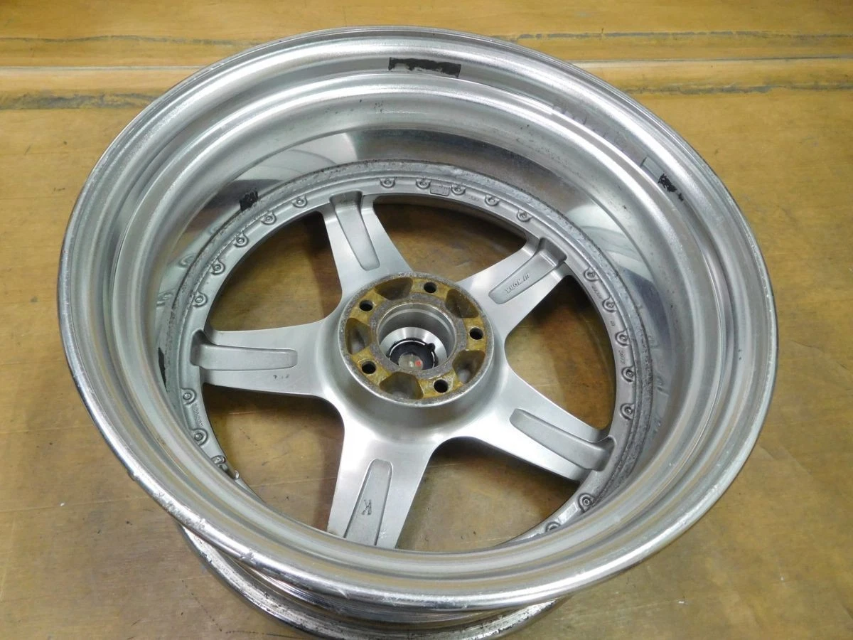 JDM 16-193Deep rims WORK LANVEC LS119in 9.5J+30 8.5J+25 lowdown bar fe No Tires - Image 7