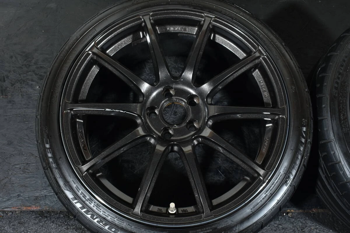 JDM RAYS Gravillage 57 Transcend 18-inch wheels PCD100 8J +45 offset 8 No Tires - Image 4