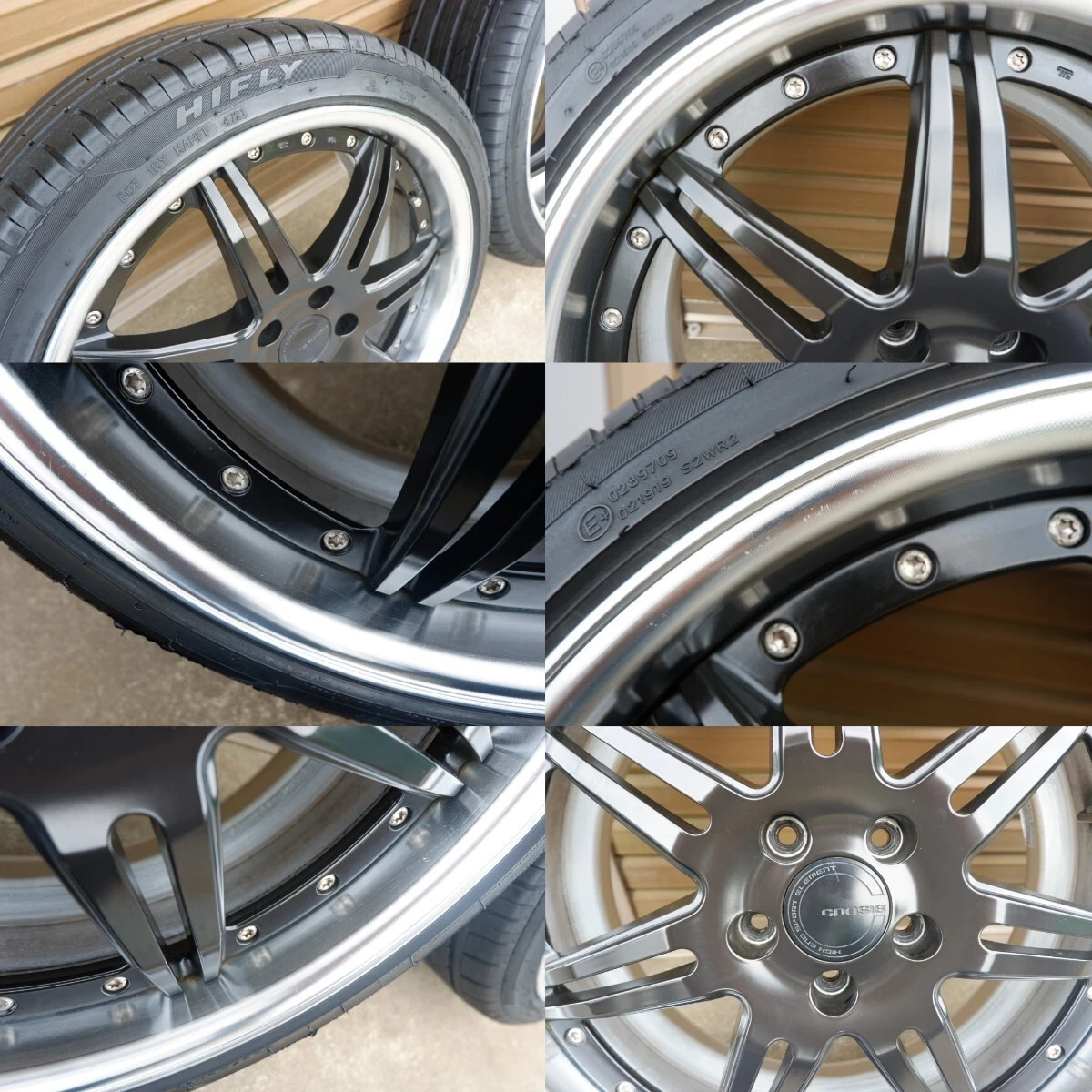 JDM Deep-rim WORK GNOSIS GS5 wheels 198.0J +48 offset 8.5J +43 offset No Tires - Image 4