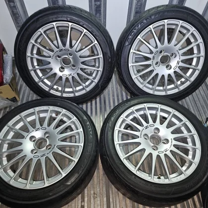 JDM OZ Racing Super Turismo Silver 16" Aluminum Wheels 4Book 4H 100 6. No Tires