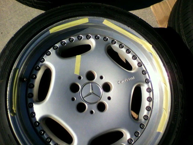 JDM OZ Racing Carlson 3/6" 3-piece set rare for Mercedes-Benz Audi PCD No Tires - Image 3