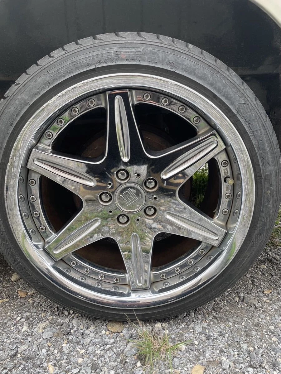 JDM 19-inch rare WORK workLS406 wheels 8J +35/10J +45/pcd114.3F 225/35 No Tires - Image 2