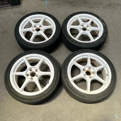 JDM Aftermarket wheels with tires: P1 RACING bar D-Club P1 Racing repa No Tires
