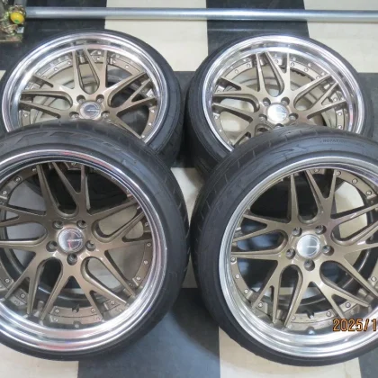 JDM Hottest Size: Used WORK GNOSIS CVX 20Z33 Z34 10J +15 / 11J -8 5H11 No Tires