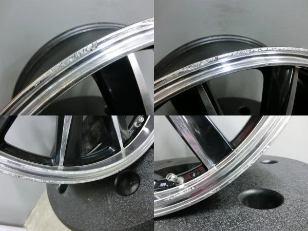 JDM Crown summer tires and used wheels 4-book set ARROW SPEED 225/45R1 No Tires - Image 7