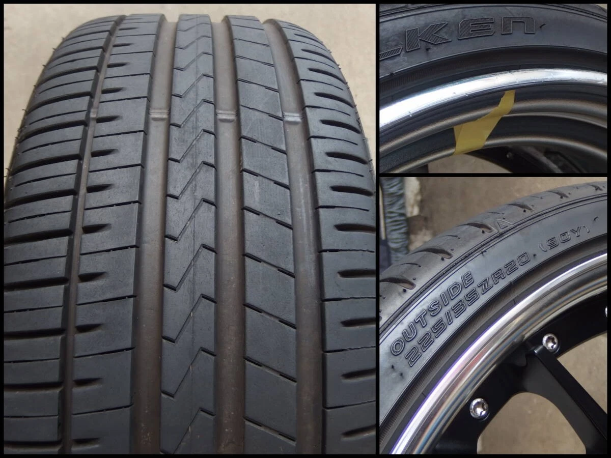 JDM WORK GNOSIS CVX 8.5Jx20+32/9.5Jx20+36 112-5H tires + FALKEN AZENIS No Tires - Image 6