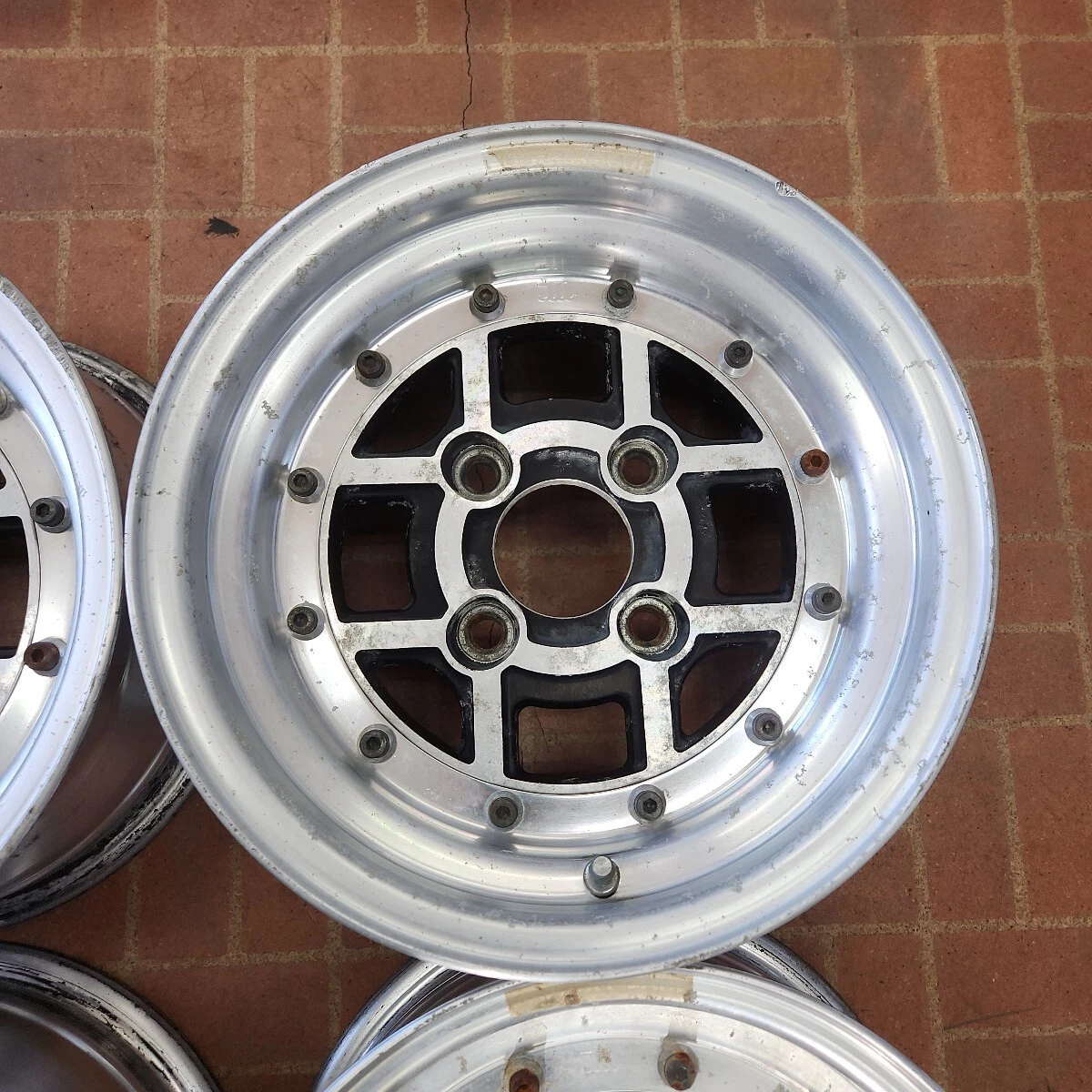 JDM Deep rim old car Enkei ENKEI Fortress Four 13 inches 6J+15 7J+5 4H No Tires - Image 3