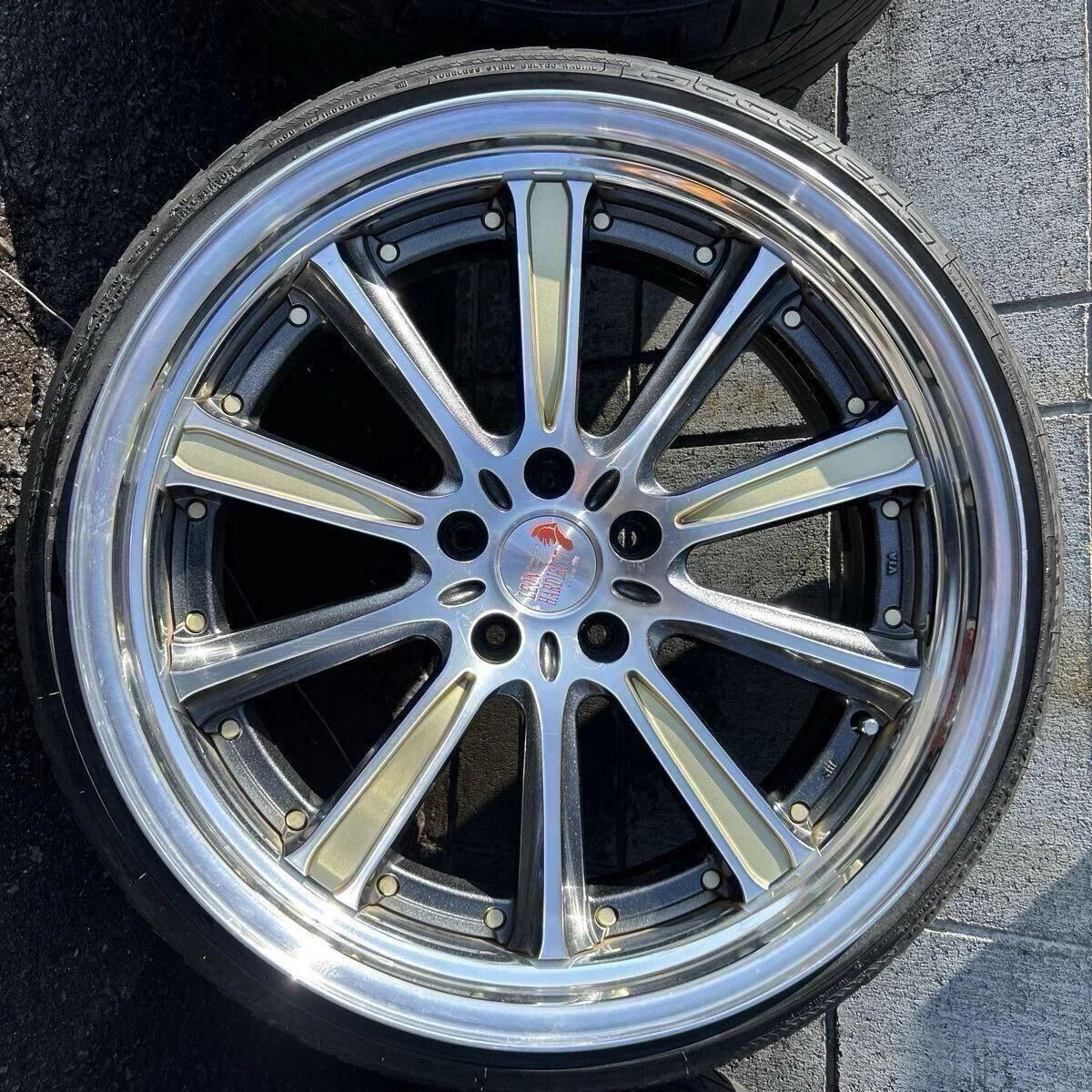 JDM Deep stepped rims by Leonhard Graal 9J10J Crown for Majesta Alphar No Tires - Image 3