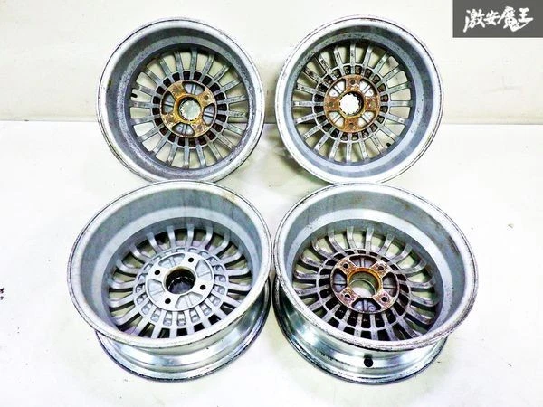 JDM Genuine Nissan DR30 late model R30 Skyline standard wheels 4-wheel No Tires - Image 7